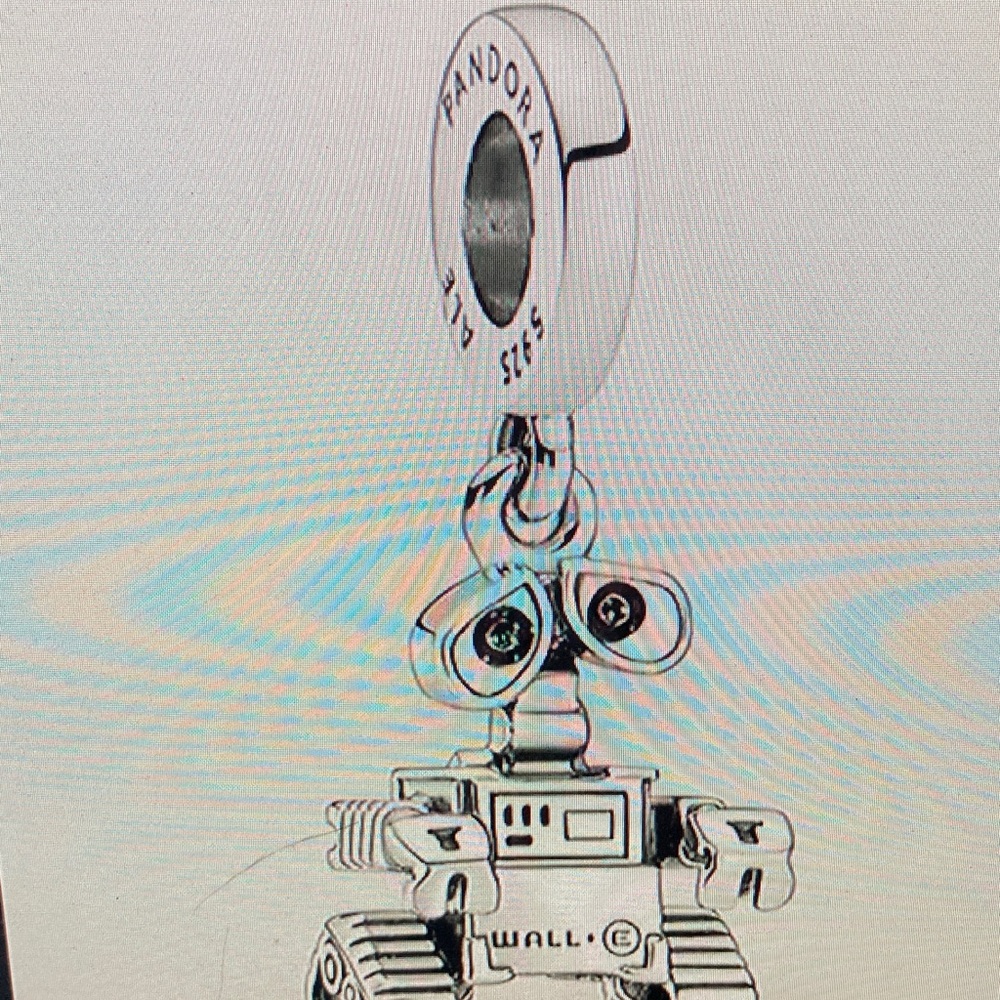 Pandora Silver Robot Charm
